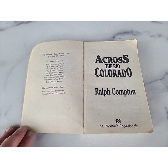 The Sundown Riders Ser.: Across the Rio Colorado by Ralph Compton (1997, Mass... - Picture 3 of 10